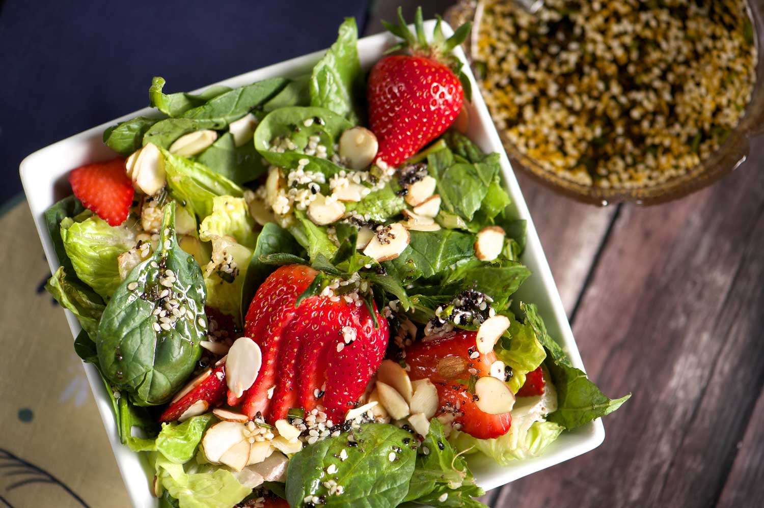 Strawberry Romaine/Spinach Salad MI Coop Kitchen